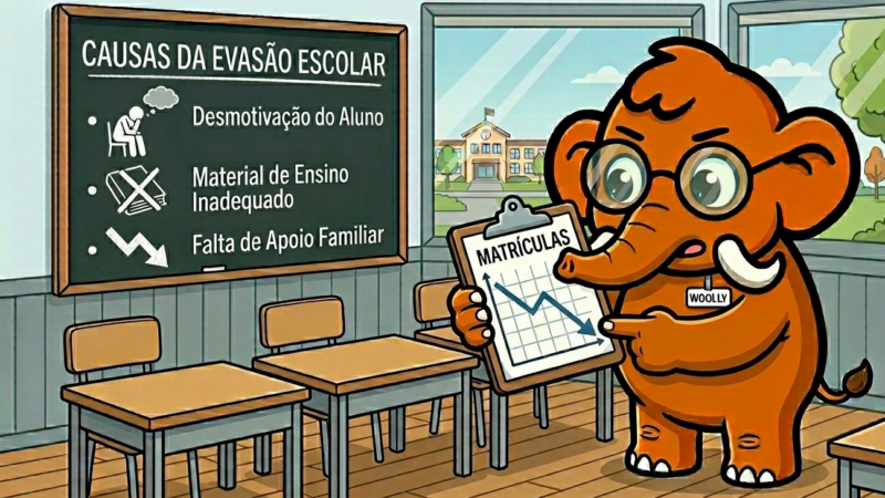causas da evasão escolar