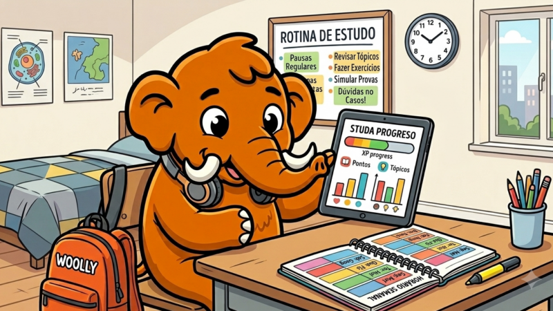 rotina de estudos